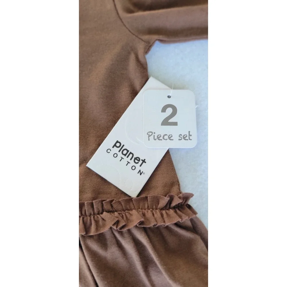 planet cotton New Born Baby Girls 2‎ piece set Of Thanksgiving